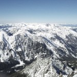 From the summit: not sure what that cliffy mountain is just right of center near the top, but I feel like I've climbed it before...