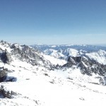 More of the flat field, Dragontail to the left, and the false summit of Colchuck in the foreground