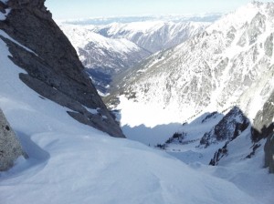 A fun slide down the glacier awaits!